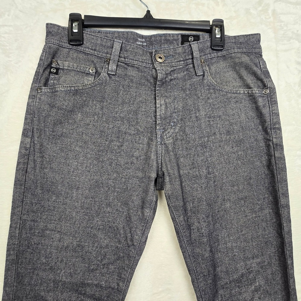 AG Adriano Goldschmied Tellis‎ Modern Slim Grey Pants Mens 32x34 1783SBRFLKG